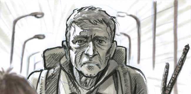 extrait storyboard du film de Fouad Benhammou